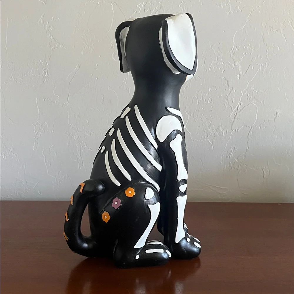 🎃Day of the Dead Fia De Los Muertos Colorful Skeleton Dog Figurine Halloween🎃 - Picture 6 of 11